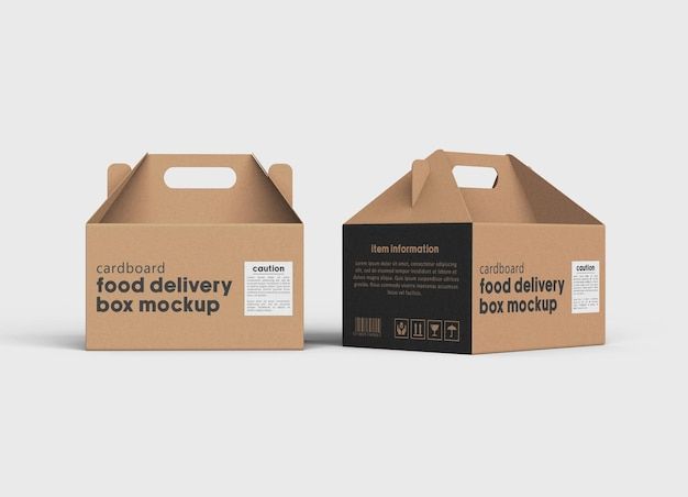 Printed Food Delivery Boxes